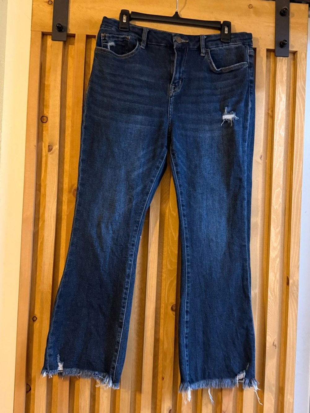 Mica Dark Blue Distressed Jeans